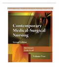 Contemporary Medical-Surgical Nursing Nicoll 2e TestBank Completed Correctly