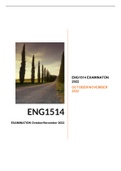 ENG1514 EXAMINATION  2022 DUE  19  OCTOBER  2022