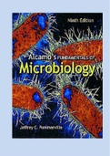 ALCAMOS FUNDAMENTALS OF MICROBIOLOGY 9TH EDITION TEST BANK BY JEFFREY C. POMMERVILLE.