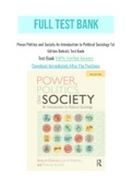 Power Politics and Society An Introduction to Political Sociology 1st Edition Dobratz Test Bank