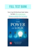 Power of Logic 6th Edition Howard-Snyder Solutions