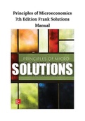 Principles of Microeconomics 7th Edition Frank Solutions Manual