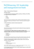 nr226/nursing 101 leadership and management test bank