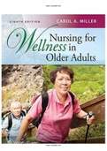 Nursing for Wellness in Older Adults Miller 8th Edition Test Bank