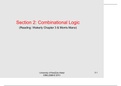 Combinational Logic