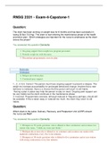 RNSG 2331 - Exam-4-Capstone-1. (100% correct answers)