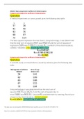 MATH 225N Week 8 Assignment Coefficient of Determination (Download To Score An A)