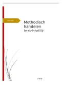 Samenvatting methodisch handelen inzichtelijk H1 tm H4