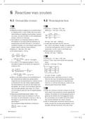 Scheikunde Chemie overal ANTWOORDEN H5 Reacties van zouten