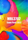 MRL3702 EXAM PACK 2022