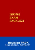 ISR3701 EXAM PACK 2022