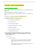 NUR 3524 Exam 2 Study Guide- Rasmussen College