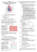 Guyton and Hall Chapter 9 Notes Cardiac Muscle - The Heart as a Pump and Function of the Heart Valves