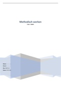 Tentamen methodisch werken - leerjaar 2- social work - cijfer 9