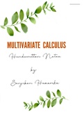 Multivariate Calculus