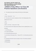 USNSCC Petty Officer 1st Class #5 Practice Questions and Answers