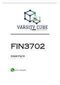 FIN3702 EXAM PACK 2022