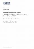 OCR GCSE HISTORY B MARK SCHEME PAPER 17 (J411/17)