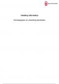 Samenvatting Inleiding Informatica (Boek 1) (LE1 t/m LE4)