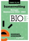 Samenvatting Biologie Examen VMBO TL/GL 2023