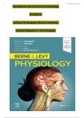 TEST BANK For Berne and Levy Physiology 8th Edition by Koeppen & Stanton, Verified Chapters 1 - 44, Complete Newest Version