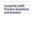 CompTIA CASP Practice Questions and Answers.