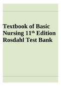 Textbook of Basic Nursing 11th Edition Rosdahl Test Bank