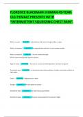 LORENCE BLACKMAN iHUMAN 49-YEAROLD FEMALE PRESENTS WITH “INTERMITTENT SQUEEZING CHEST PAIN”.