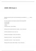 ANSC 255 Exam 1 Questions and Correct Answers