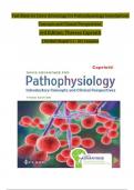 Test Bank For Davis Advantage for Pathophysiology Introductory Concepts and Clinical Perspectives 3rd Edition By Theresa Capriotti, All 42 Chapters Covered, Verified Latest Edition ISBN: 9781719648592