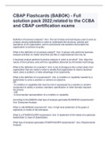 CBAP Flashcards (BABOK) - Full solution pack 2022;related to the CCBA and CBAP certification exams