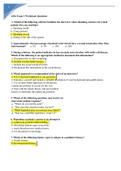 NURS 612 AHA Exam 1 Workbook Questions & Answers Graded A