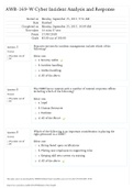 Module 2 Post-Test AWR-169-W Cyber Incident Analysis and Response