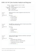 Module 2 Post-Test/AWR-169-W Cyber Incident Analysis and Response