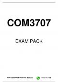 COM3707 EXAM PACK 2024