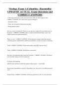 Virology Exam 1 (Columbia - Racaniello) UPDATED ACTUAL Exam Questions and  CORRECT ANSWERS