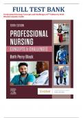 Professional Nursing: Concepts and Challenges,10TH Edition by Beth Black||Complete Guide