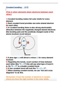 Covalent Bonding Revision Guide with Dot & Cross Examples | GCSE / IGCSE / AQA/ EDEXCEL | NOTES