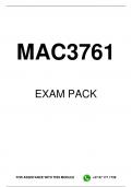 MAC3761 EXAM PACK 2024