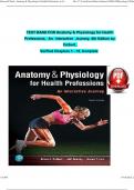 Anatomy & Physiology for Health Professions: An Interactive Journey (Anatomy and Physiology for Health Professions) 4th Edition with complete solutions