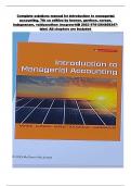 Complete solutions manual for introduction to managerial accounting, 7th ca edition by brewer, garrison, noreen, kalagnanam, vaidyanathan (mcgraw-hill 2023 9781264858347-isbn) All chapters are included.