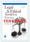 Test Bank for Legal & Ethical Issues in Nursing, 7th Edition by Ginny Wacker Guido