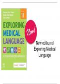 Complete test bank for exploring medical language, 11th edition by brooks (evolve 2022 9780323711562-isbn) All chapters are included.