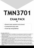 TMN3701 EXAM PACK 2024 - DISTINCTION GUARANTEED