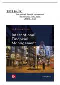 TEST BANK for International Financial Management, 9th International Edition By Cheol Eun, Bruce G. Resnick,  All Chapters 1 to 21 complete Verified editon ISBN:9781260575316