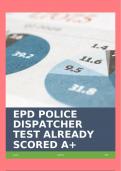 EPD POLICE DISPATCHER TEST ALREADY SCORED A+