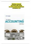 Solution Manual For Accounting 28th Edition by Carl S. Warren, Christine Jonick, Jennifer Schneider all chapters  1 to 26 ISBN;978-1337902687