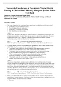 Test Bank for Varcarolis Foundations of Psychiatric-Mental Health Nursing A Clinical 9th Edition  Margaret Jordan Halter  | All Chapters 1-36 | Full Complete 2022 - 2023