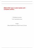 WGU C799 Task 2 Latest Update with complete solution