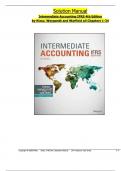 Solution Manual and Instructor Resource for Intermediate Accounting, 18th Edition, by Donald E. Kieso, Jerry J. Weygandt and Terry D. Warfield. ISBN-. All Chapters 1-23 in 2025 Pages